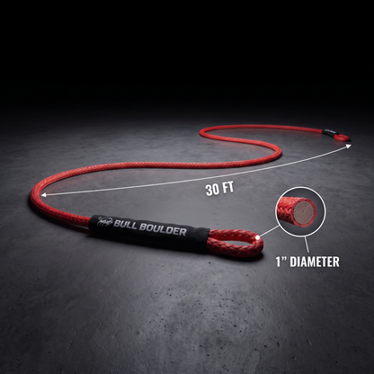 Bull Boulder Kinetic Recovery Rope — 1" x 30'