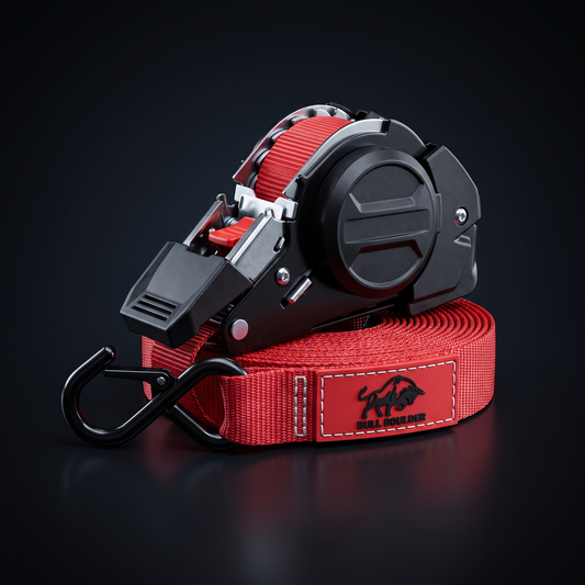 Bull Boulder Retractable Ratchet Strap 1" x 10'