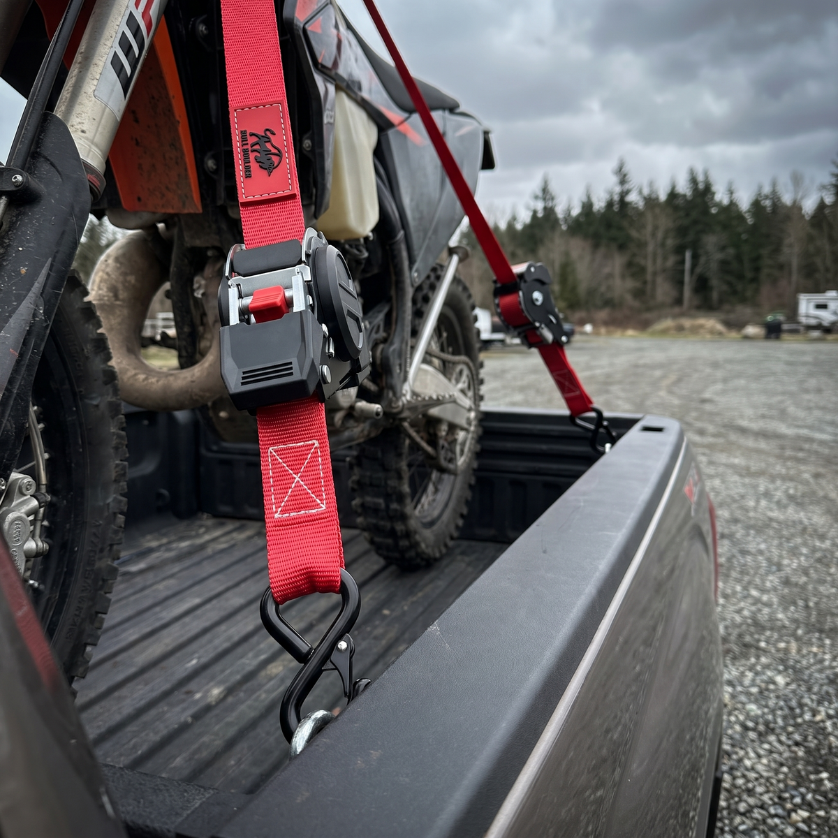 Bull Boulder Retractable Ratchet Straps 1" x 10'